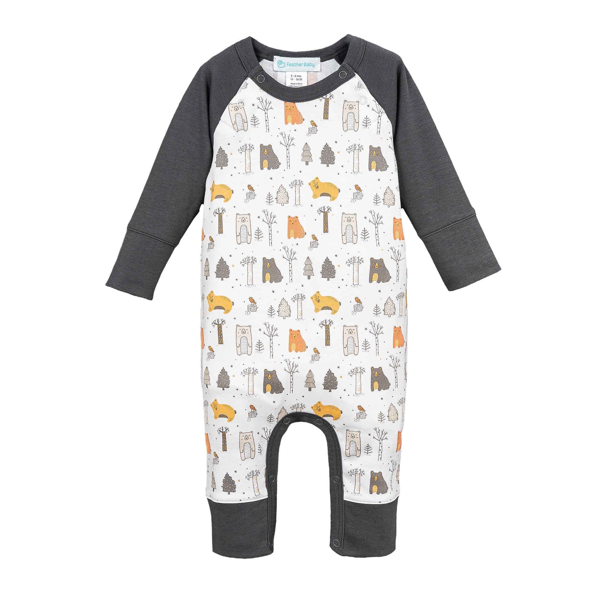 Sailor-Sleeve Romper - Drowsy Bears