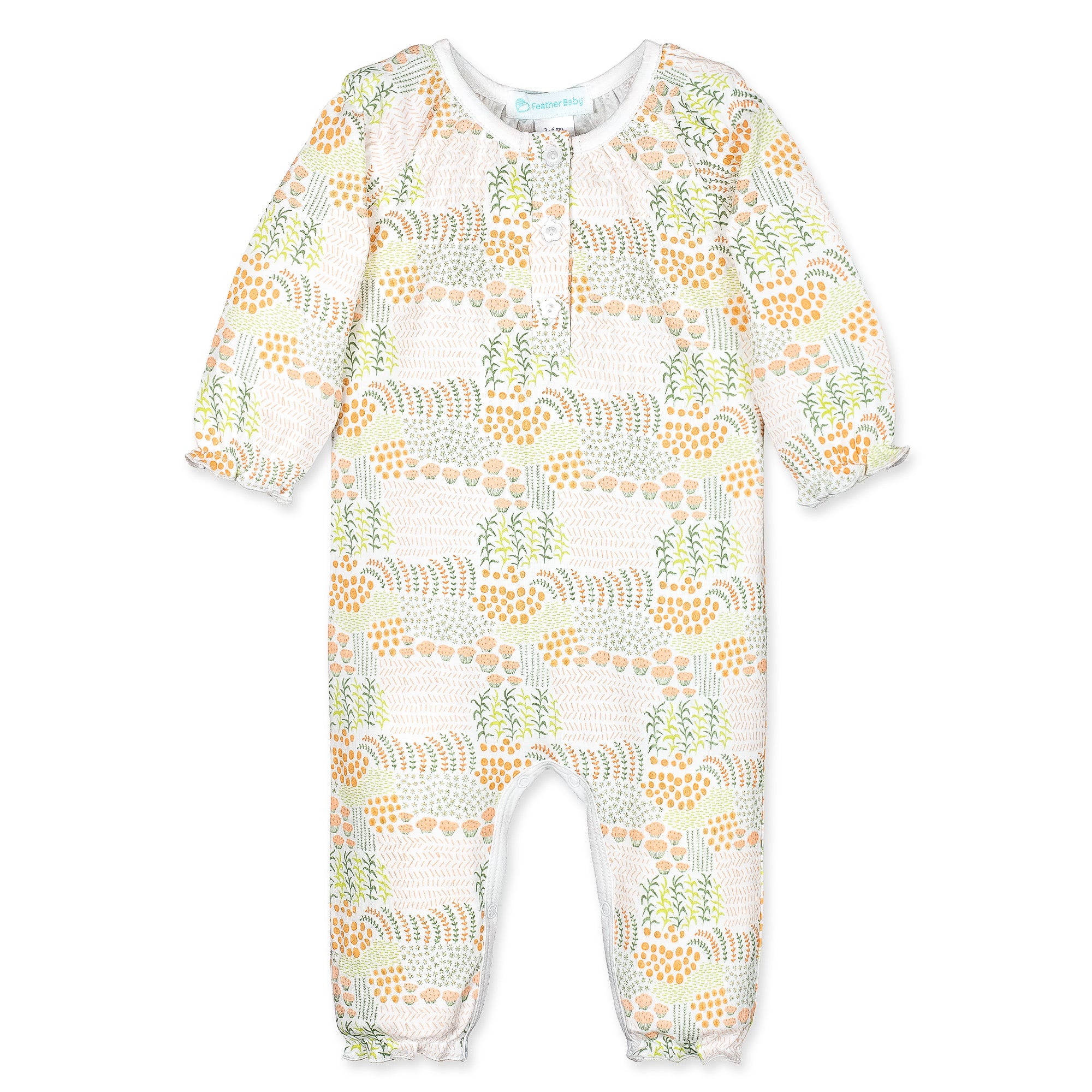 Ruched Romper - Katherine's Field 100% Pima Cotton