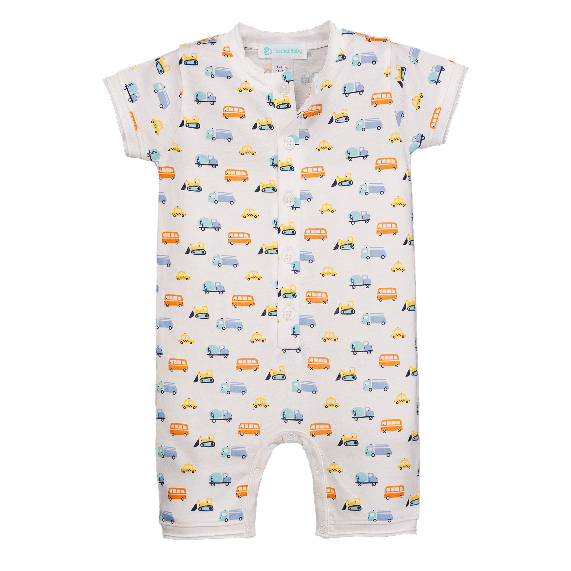 Henley Romper - Road Adventure