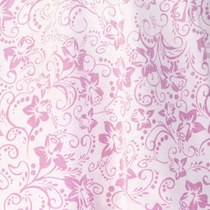 Zipper Footie with Ruffle - Pink Daffodil on White