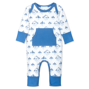 [Free_Shipping]-[Pima_Cotton]-Long Rompers-[Baby_Gift]-[Shower_Gift]-[Designer]-Feather Baby
