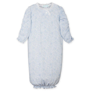 [Free_Shipping]-[Pima_Cotton]-Gowns-[Baby_Gift]-[Shower_Gift]-[Designer]-Feather Baby