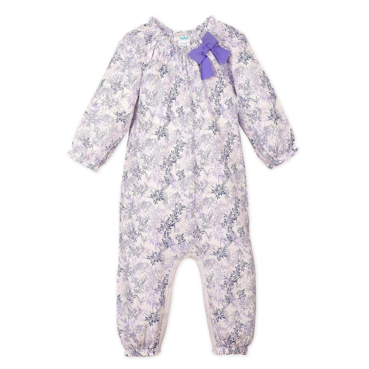 [Free_Shipping]-[Pima_Cotton]-Long Rompers-[Baby_Gift]-[Shower_Gift]-[Designer]-Feather Baby