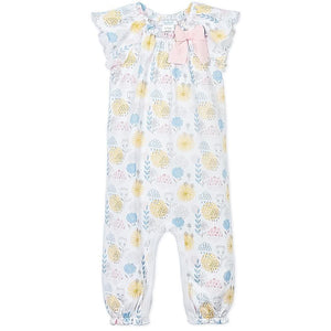 [Free_Shipping]-[Pima_Cotton]-Long Rompers-[Baby_Gift]-[Shower_Gift]-[Designer]-Feather Baby