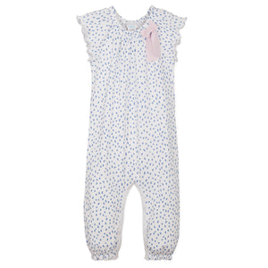 [Free_Shipping]-[Pima_Cotton]-Long Rompers-[Baby_Gift]-[Shower_Gift]-[Designer]-Feather Baby
