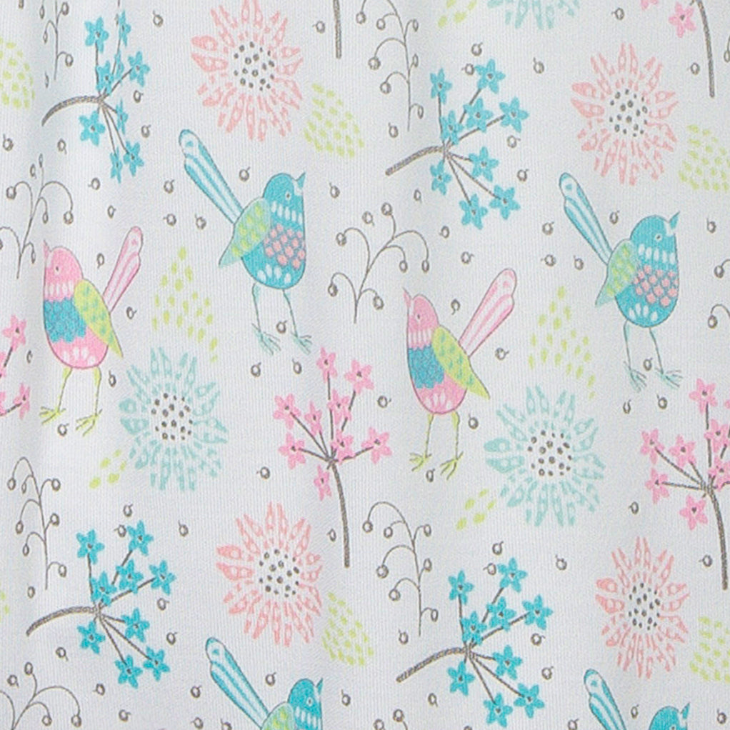 [Free_Shipping]-[Pima_Cotton]-Long Rompers-[Baby_Gift]-[Shower_Gift]-[Designer]-Feather Baby