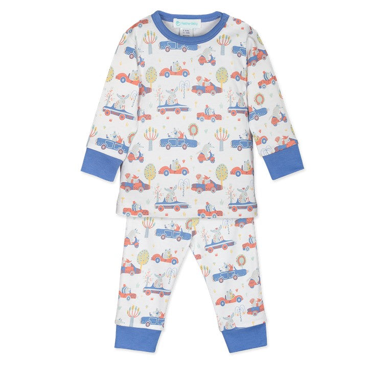[Free_Shipping]-[Pima_Cotton]-2-Piece Sets-[Baby_Gift]-[Shower_Gift]-[Designer]-Feather Baby