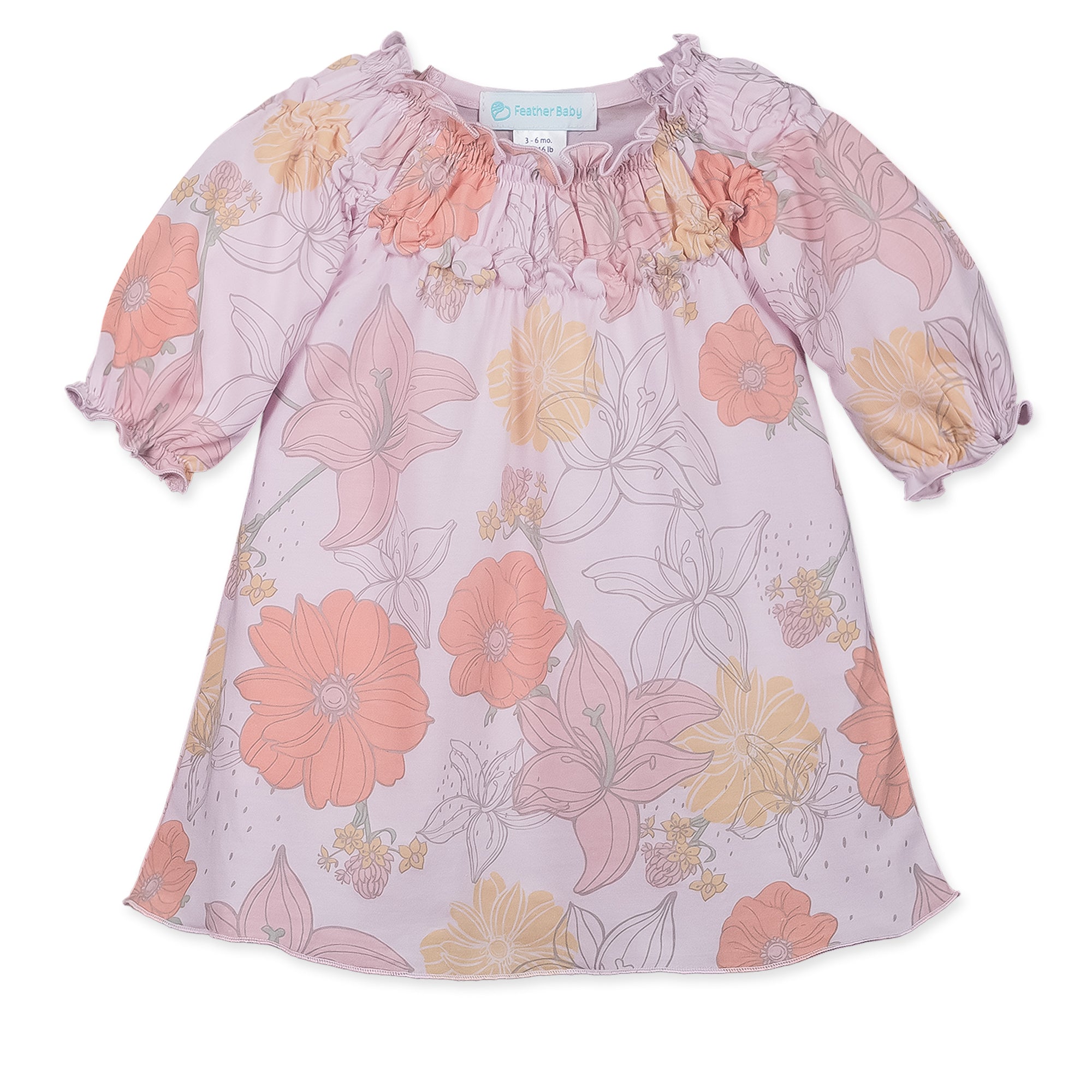 [Free_Shipping]-[Pima_Cotton]-2-Piece Sets-[Baby_Gift]-[Shower_Gift]-[Designer]-Feather Baby