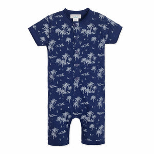 [Free_Shipping]-[Pima_Cotton]-Short Rompers-[Baby_Gift]-[Shower_Gift]-[Designer]-Feather Baby