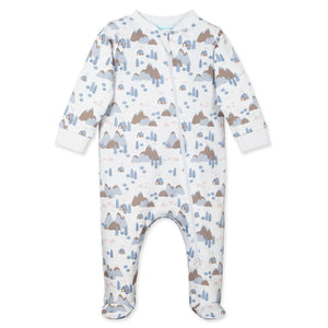 [Free_Shipping]-[Pima_Cotton]-Footies-[Baby_Gift]-[Shower_Gift]-[Designer]-Feather Baby