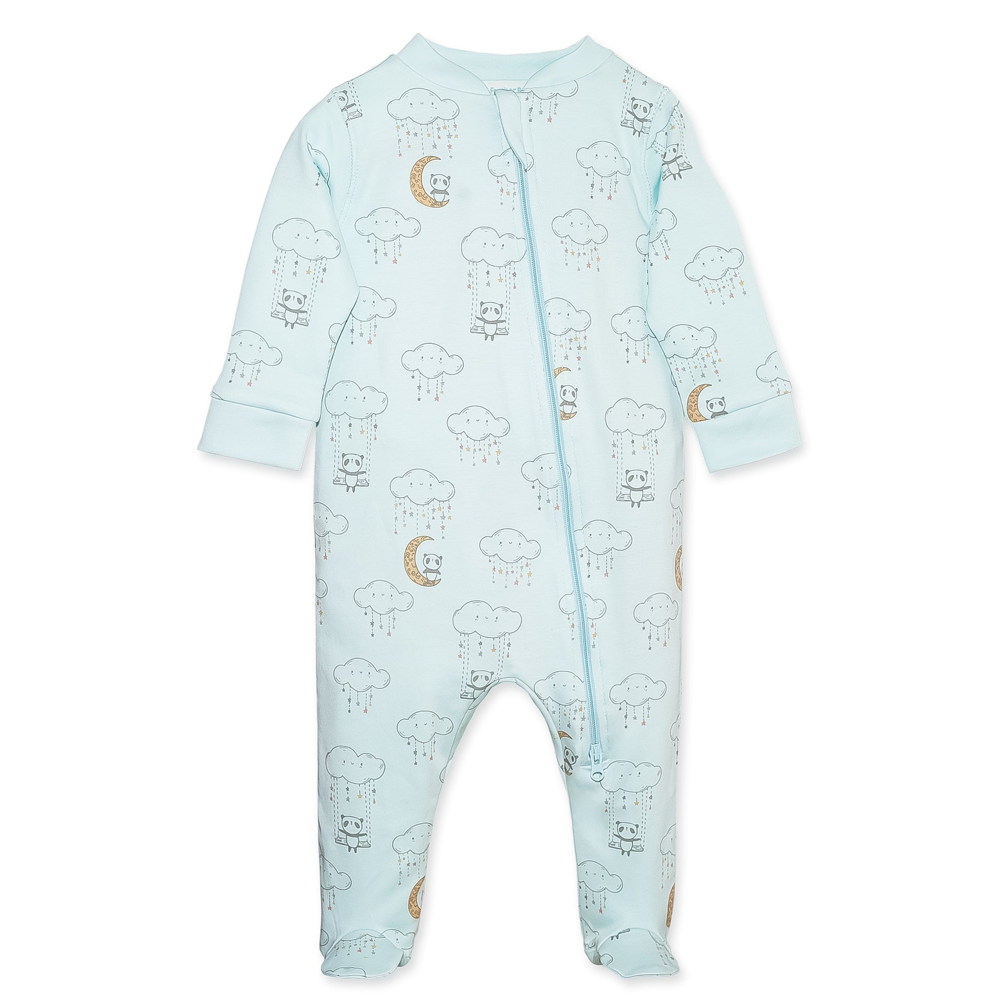 [Free_Shipping]-[Pima_Cotton]-Footies-[Baby_Gift]-[Shower_Gift]-[Designer]-Feather Baby