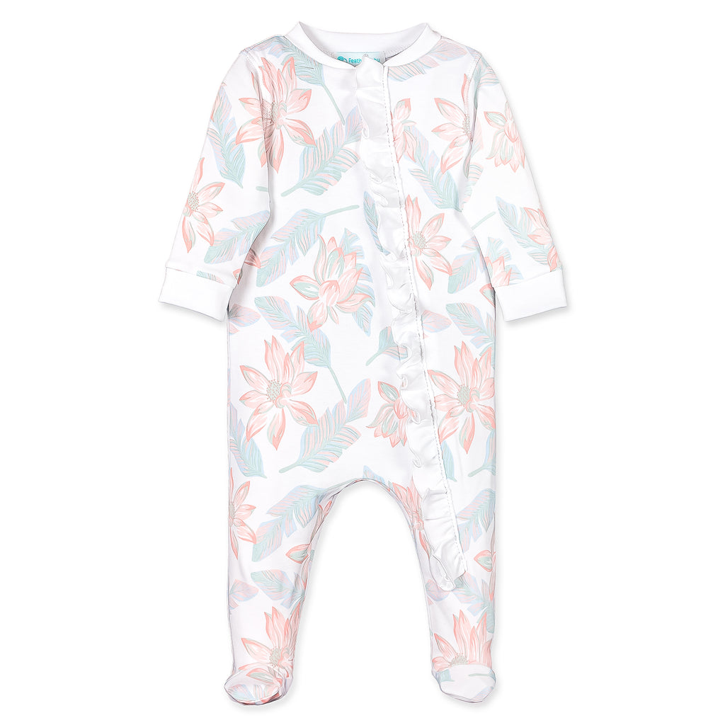 [Free_Shipping]-[Pima_Cotton]-Footies-[Baby_Gift]-[Shower_Gift]-[Designer]-Feather Baby