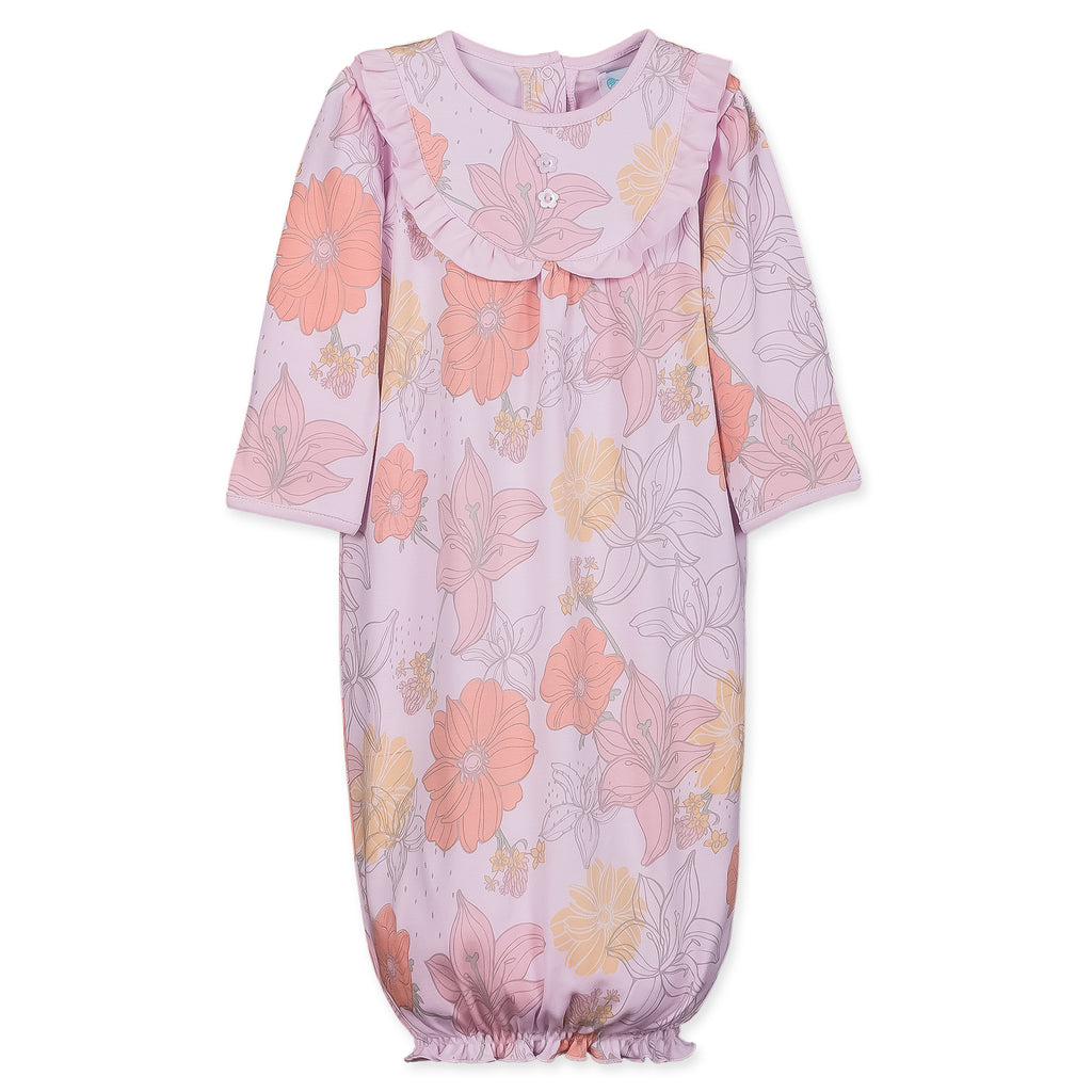[Free_Shipping]-[Pima_Cotton]-Gowns-[Baby_Gift]-[Shower_Gift]-[Designer]-Feather Baby