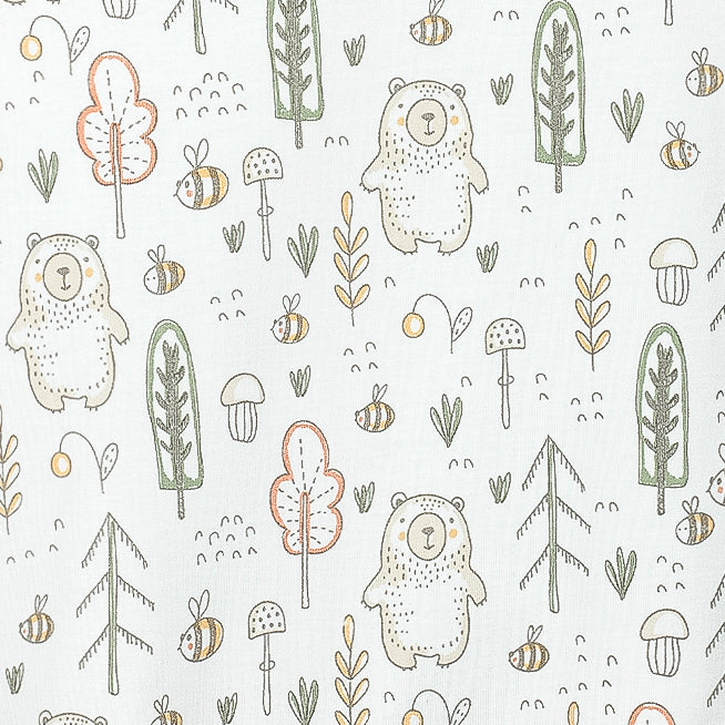 [Free_Shipping]-[Pima_Cotton]-Long Rompers-[Baby_Gift]-[Shower_Gift]-[Designer]-Feather Baby