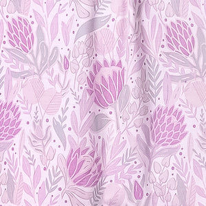 Ruffle-Yoke Romper - Layla on Pink 100% Pima Cotton