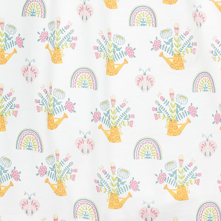 [Free_Shipping]-[Pima_Cotton]-Long Rompers-[Baby_Gift]-[Shower_Gift]-[Designer]-Feather Baby