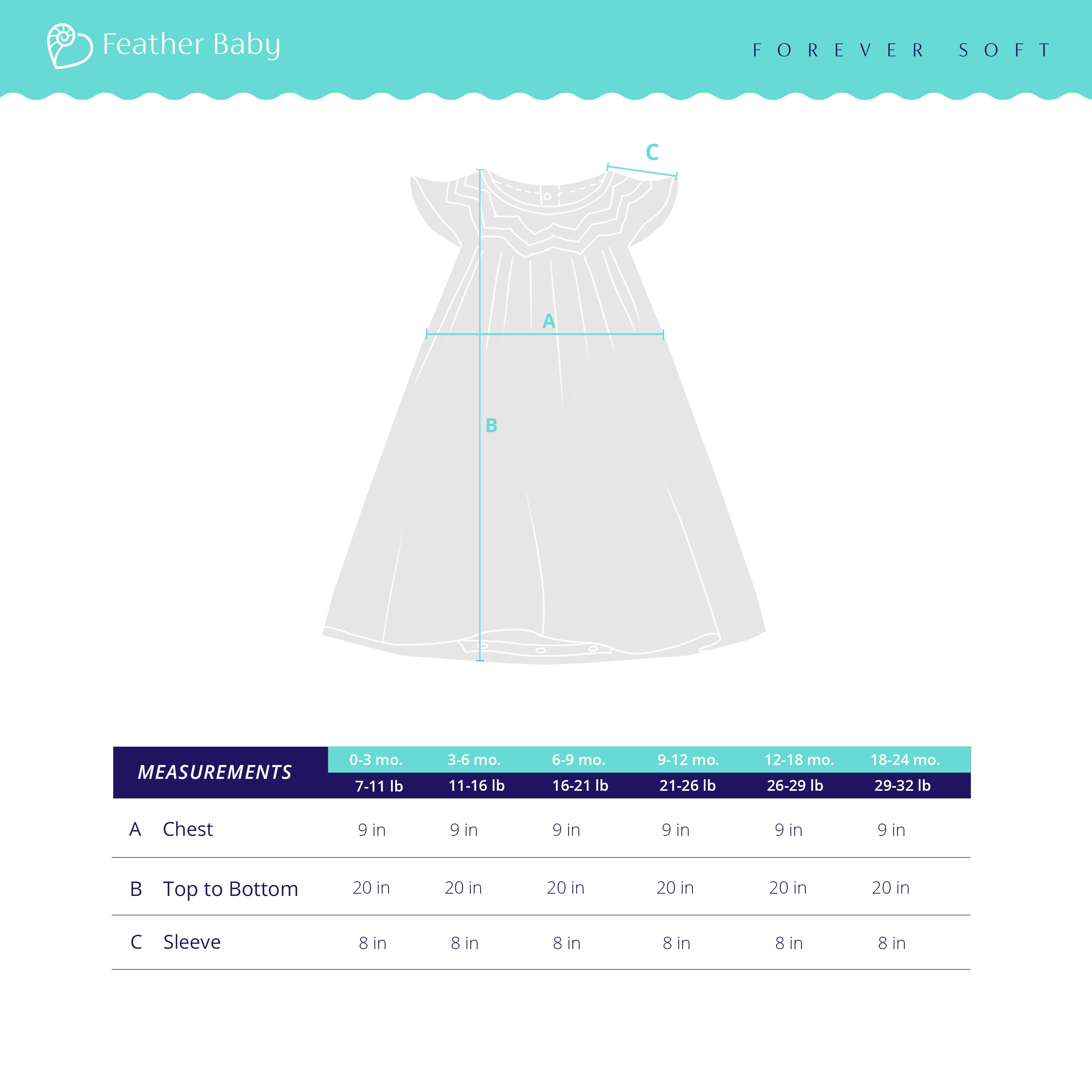 [Free_Shipping]-[Pima_Cotton]-Dresses-[Baby_Gift]-[Shower_Gift]-[Designer]-Feather Baby